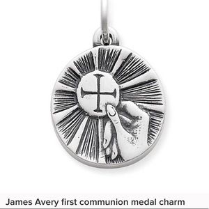 James Avery first communion medal charm